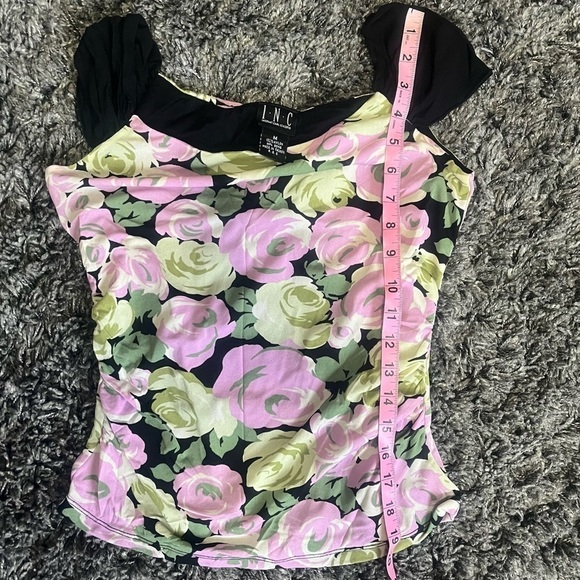 I.N.C International Concepts Floral Blouse Size M - Picture 9 of 13